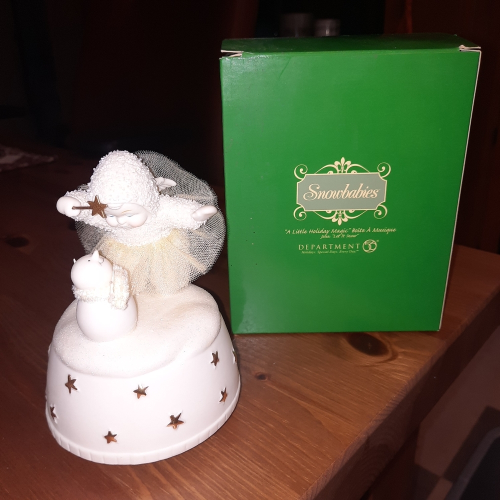 Department 56 Snowbabies Music Box - Picture 3 of 3